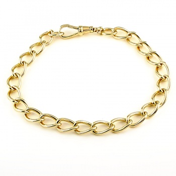 9ct gold 12.6g 8 inch curb Bracelet